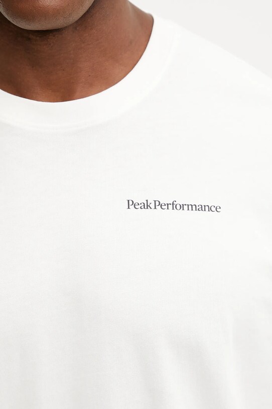 Peak Performance longsleeve din bumbac G80329 alb
