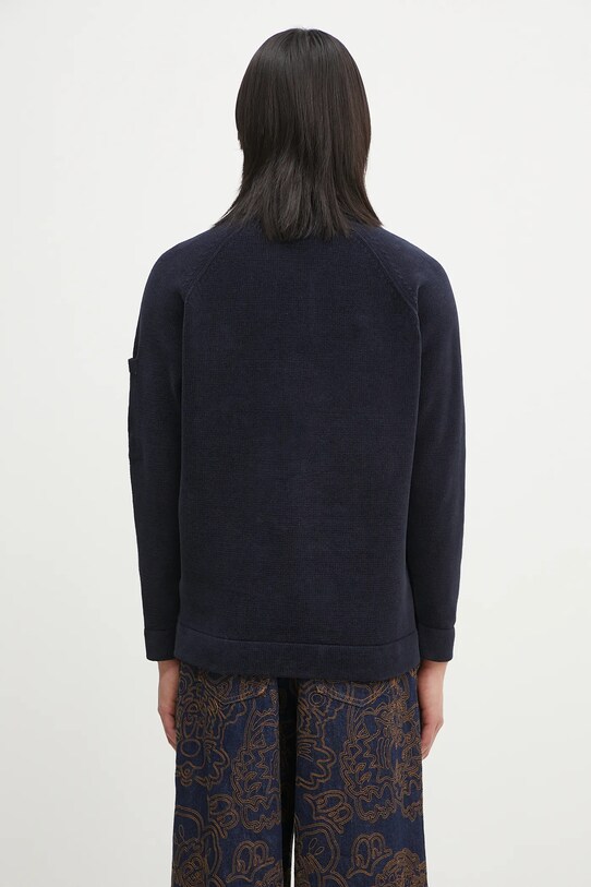 Abbigliamento C.P. Company maglione in cotone 18CMKN070A005687G blu navy