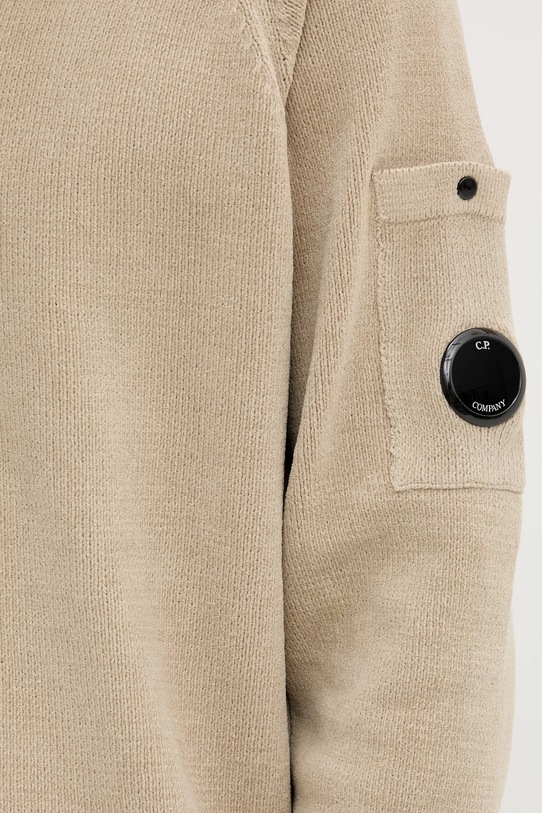 C.P. Company maglione in cotone 18CMKN070A005687G verde