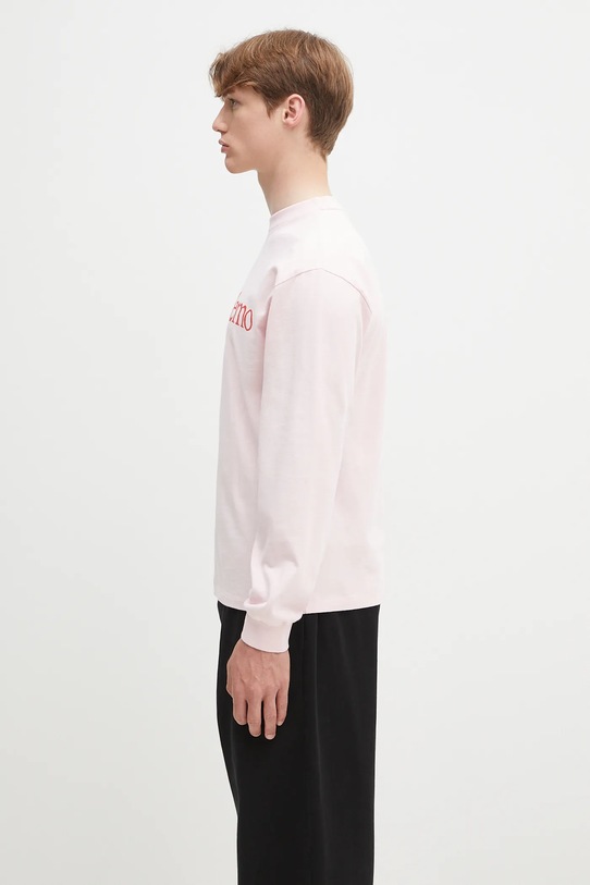 No Problemo longsleeve bawełniany No Problemo LS Tee NP6002203 różowy SS25