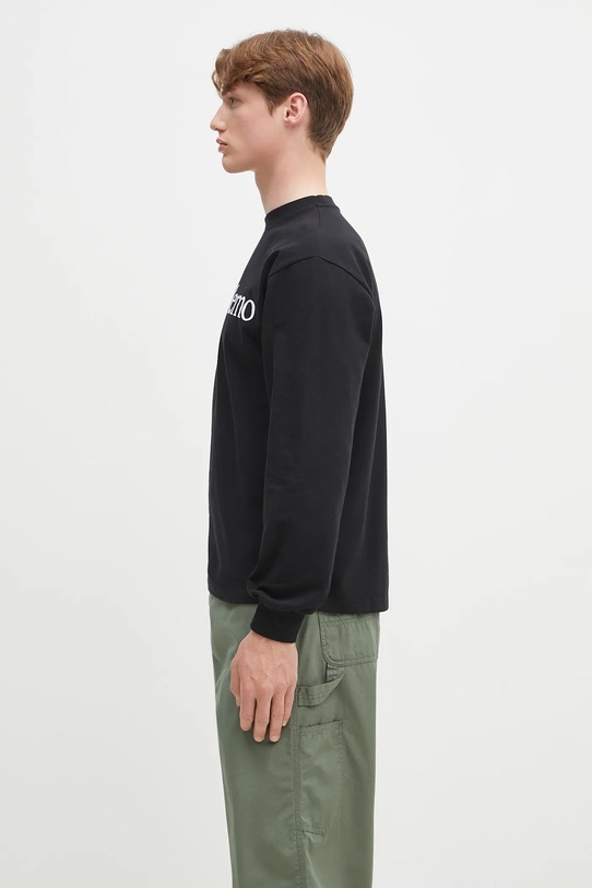 No Problemo longsleeve bawełniany No Problemo LS Tee NP6002203 czarny SS25