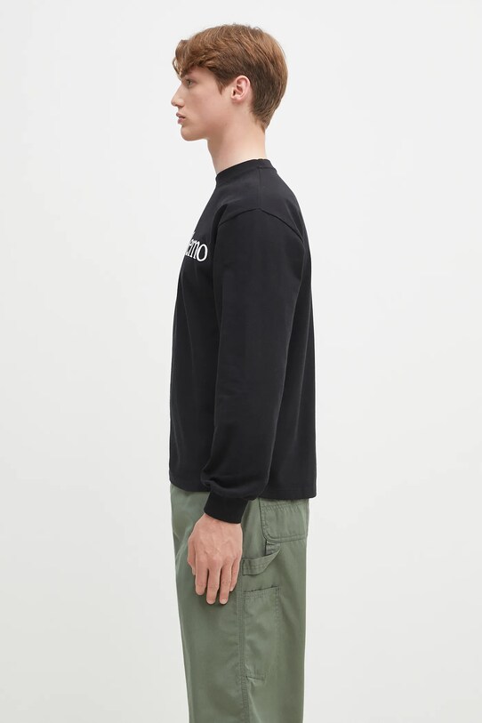 No Problemo cotton longsleeve top No Problemo LS Tee NP6002203 black SS25