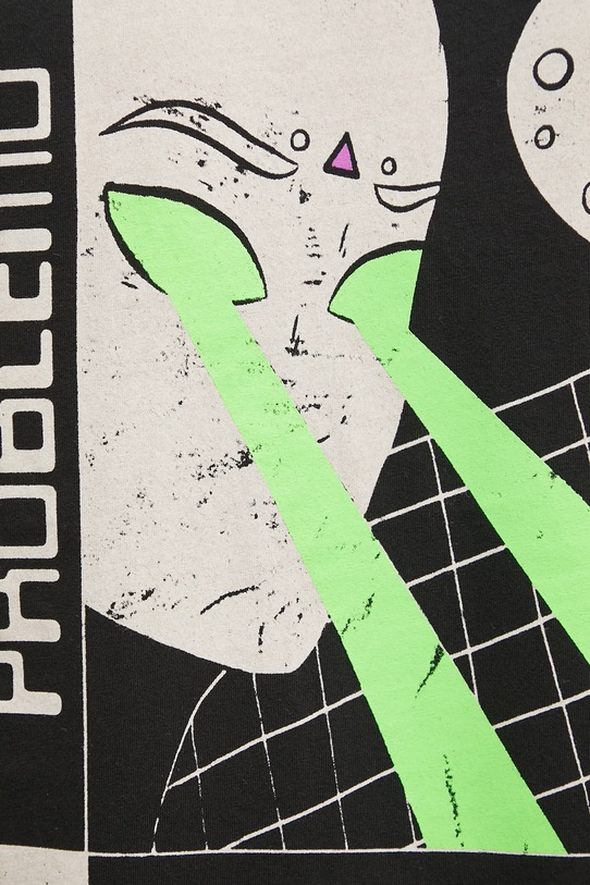 No Problemo longsleeve bawełniany No Vision LS Tee NP6002303 czarny