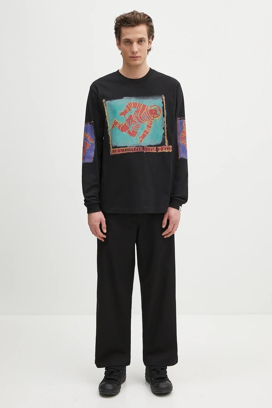 Billionaire Boys Club longsleeve din bumbac B25151 negru