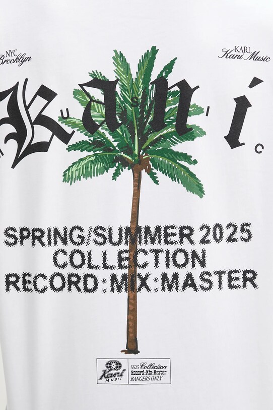 Karl Kani longsleeve bawełniany PD00005329 biały