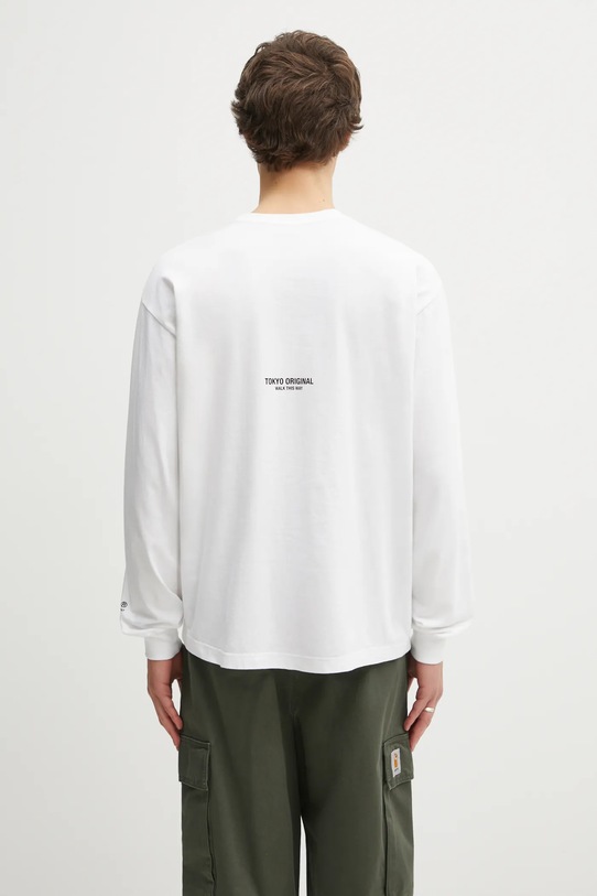 Îmbrăcăminte NEIGHBORHOOD longsleeve din bumbac Nh . Tee Ls-8 242PCNH.LT08 alb