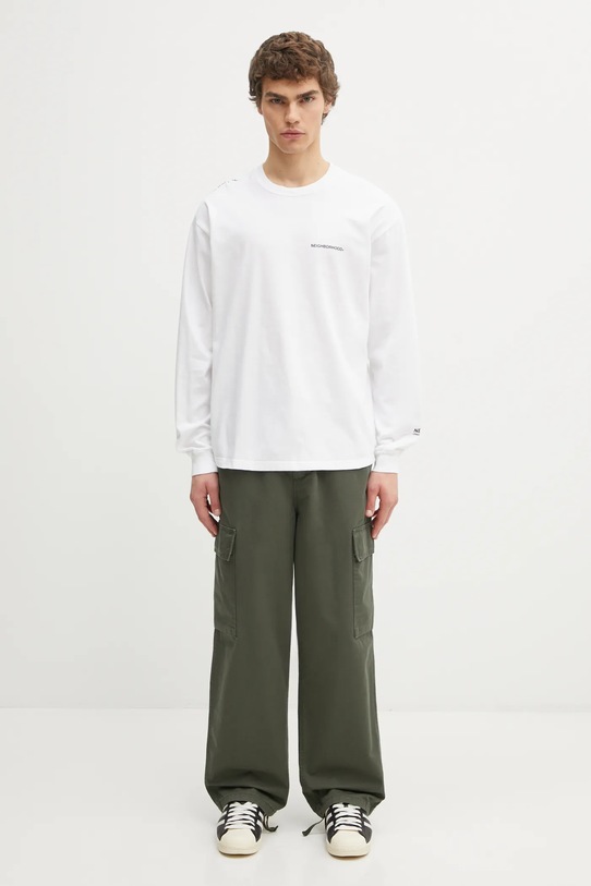 NEIGHBORHOOD longsleeve din bumbac Nh . Tee Ls-8 242PCNH.LT08