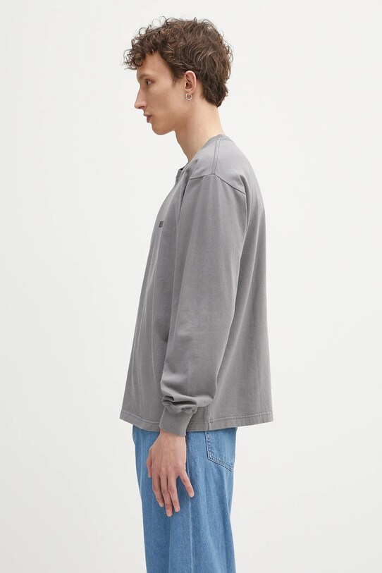 Хлопковый лонгслив NEIGHBORHOOD NH . Tee LS-3 242PCNH.LT03 серый SS25