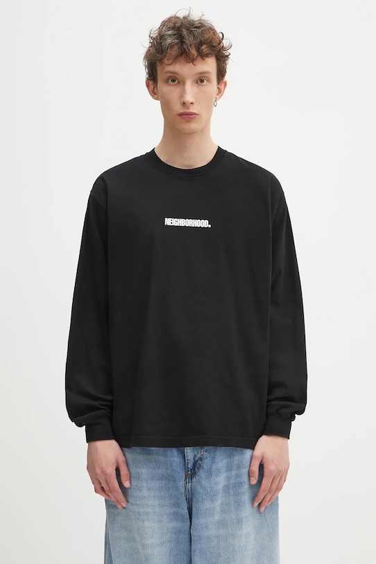 NEIGHBORHOOD longsleeve bawełniany NH . Tee LS-3