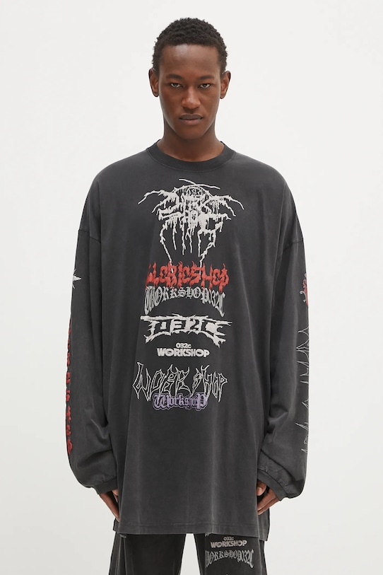 032C longsleeve bawełniany 'Telepresence'