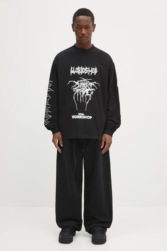 032C longsleeve bawełniany 'Armour' S25.URC.0251.050