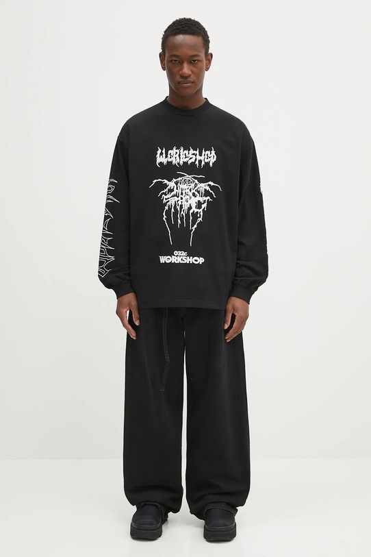 032C cotton longsleeve top 'Armour' S25.URC.0251.050