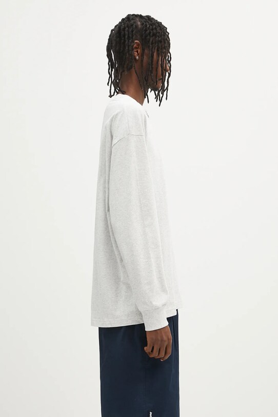 AAPE cotton longsleeve top Now Long gray AAPLTM1607XAN