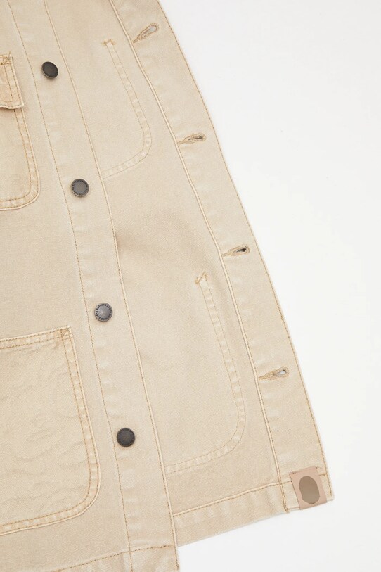 Bavlněná bunda A Bathing Ape 1L30140308 béžová