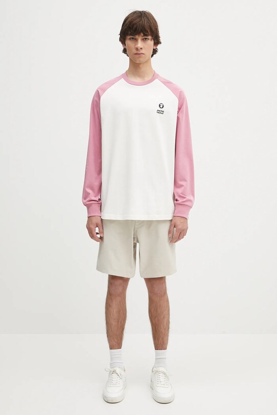 Памучна блуза с дълги ръкави AAPE Now Long AAPLTM1541XXN