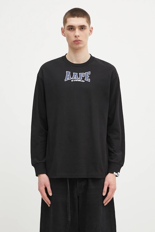 AAPE longsleeve bawełniany Main Long