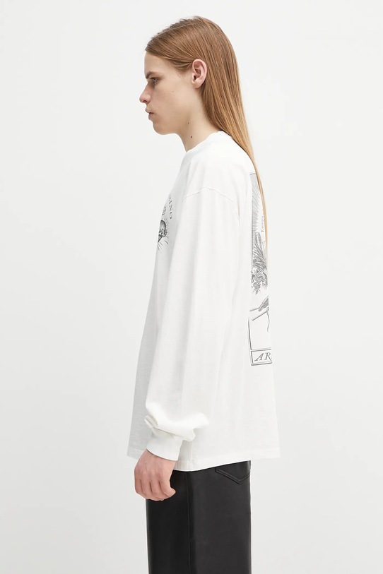 Odzież Aries longsleeve bawełniany Faded Aries Ex Amino LS Tee AR6002403 biały