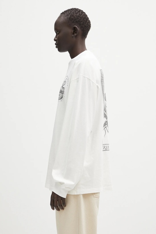 Aries cotton longsleeve top Faded Aries Ex Amino LS Tee white AR6002403