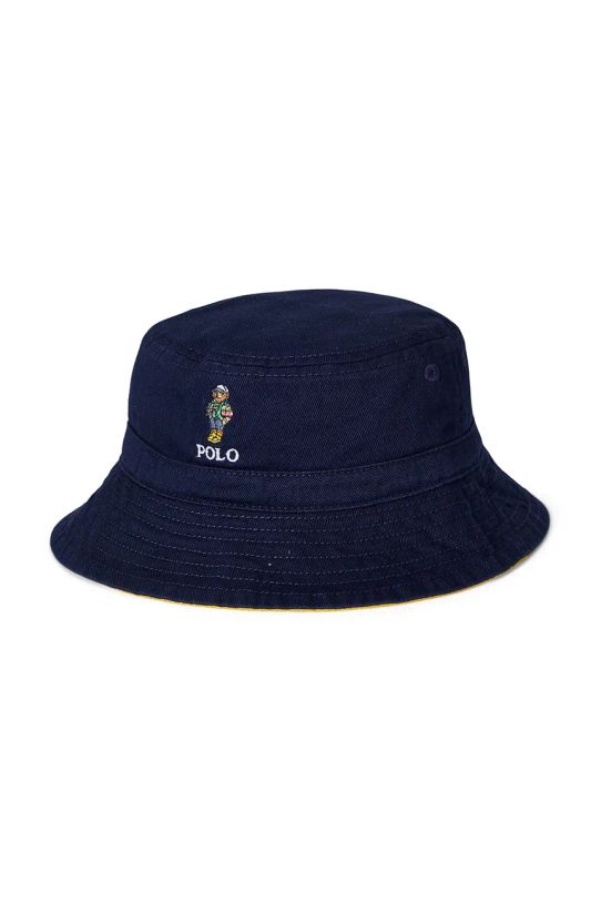 Detský bavlnený klobúk Polo Ralph Lauren bavlna tmavomodrá 320958984001