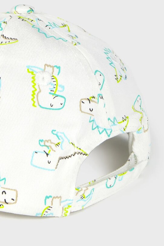 Mayoral czapka z daszkiem bawełniana dziecięca 10883.3G.Baby.PPYA beżowy SS25