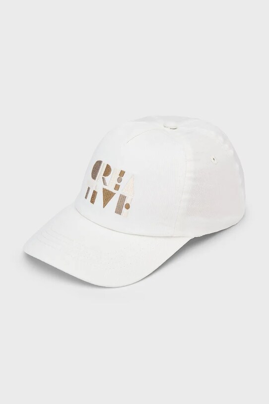 Mayoral șapcă din bumbac pentru copii bumbac bej 10917.5D.Mini.PPYA