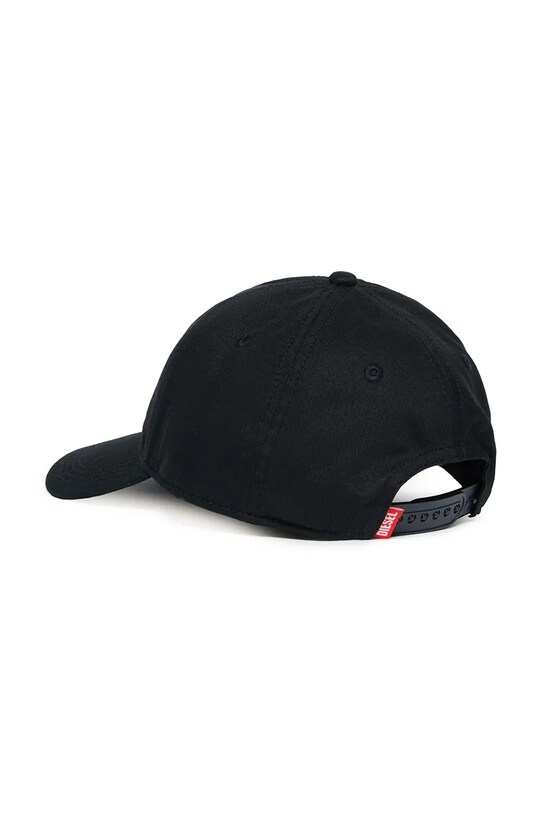 Детская хлопковая кепка Diesel FENSID HAT J02127 чёрный SS25