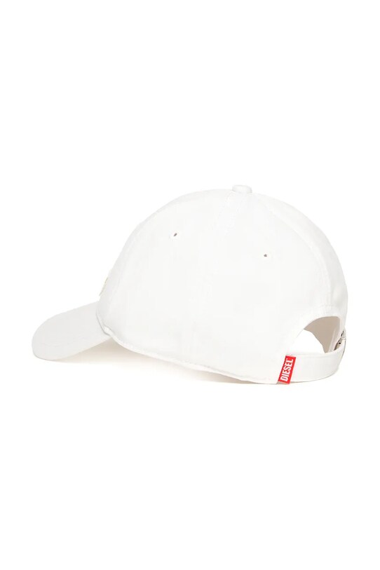 Дитяча бавовняна кепка Diesel FCGUS HAT J02133 білий SS25