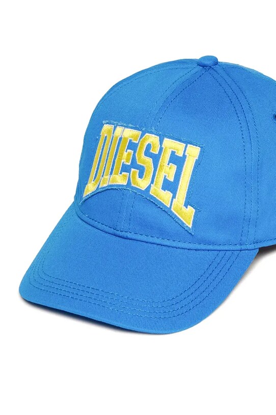 Хлопчик Дитяча бавовняна кепка Diesel FCGUS HAT J02133 блакитний