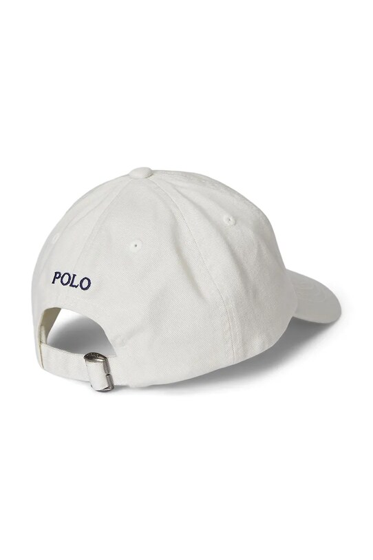 Дитяча бавовняна кепка Polo Ralph Lauren 322963969001 білий SS25
