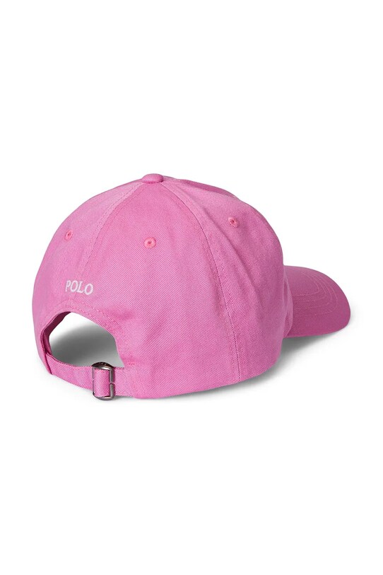Детская хлопковая кепка Polo Ralph Lauren 323963967001 розовый SS25