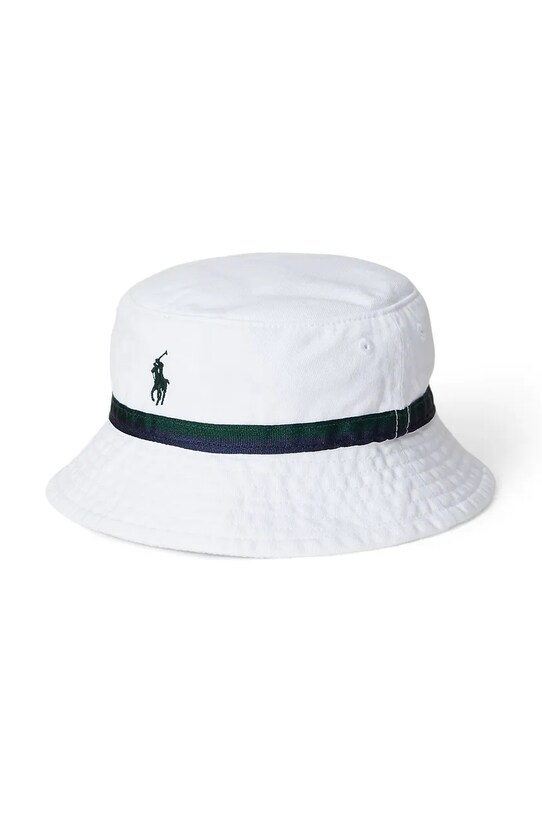 Детская хлопковая шляпа Polo Ralph Lauren 323970406001 белый SS25