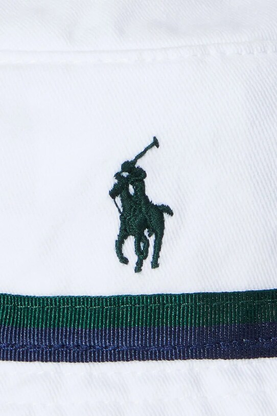 Мальчик Детская хлопковая шляпа Polo Ralph Lauren 323970406001 белый