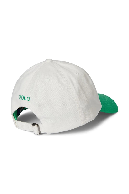Polo Ralph Lauren czapka z daszkiem bawełniana dziecięca 323963967002 biały SS25