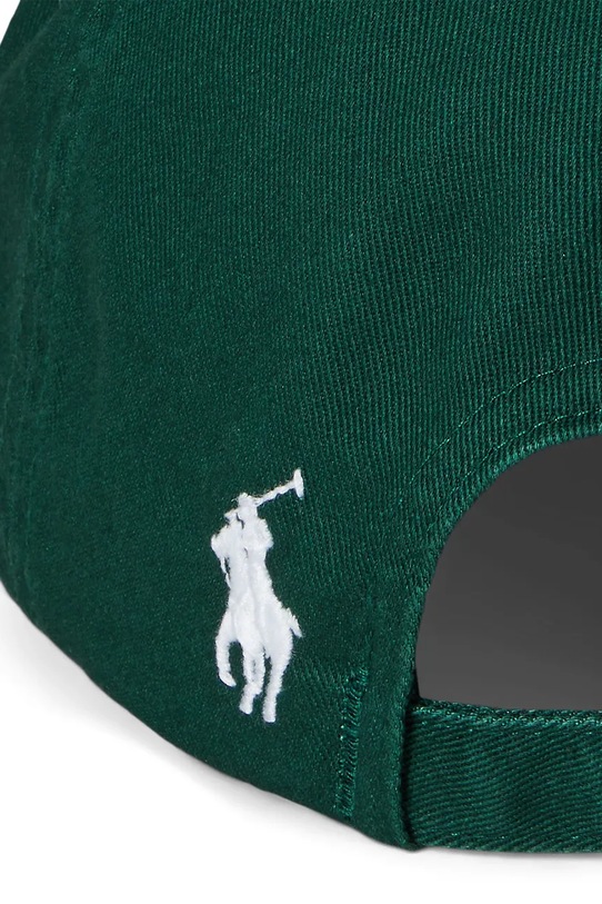 Băieți Polo Ralph Lauren șapcă din bumbac pentru copii Wimbledon Collection 322970405001 verde