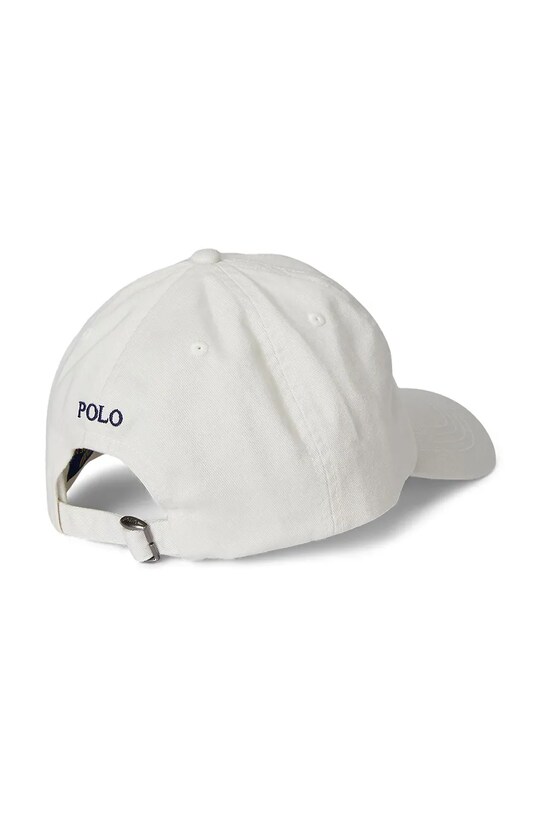 Бавовняна бейсболка Polo Ralph Lauren 323963969001 білий SS25
