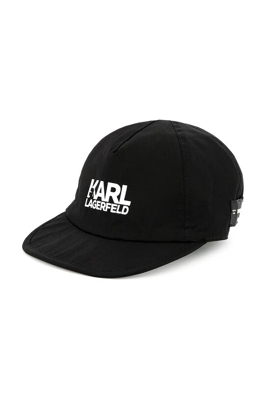 Дитяча бавовняна кепка Karl Lagerfeld Z30574 білий