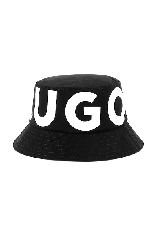 Obojestranska bombažna otroška kapa HUGO Bombaž mornarsko modra G00317