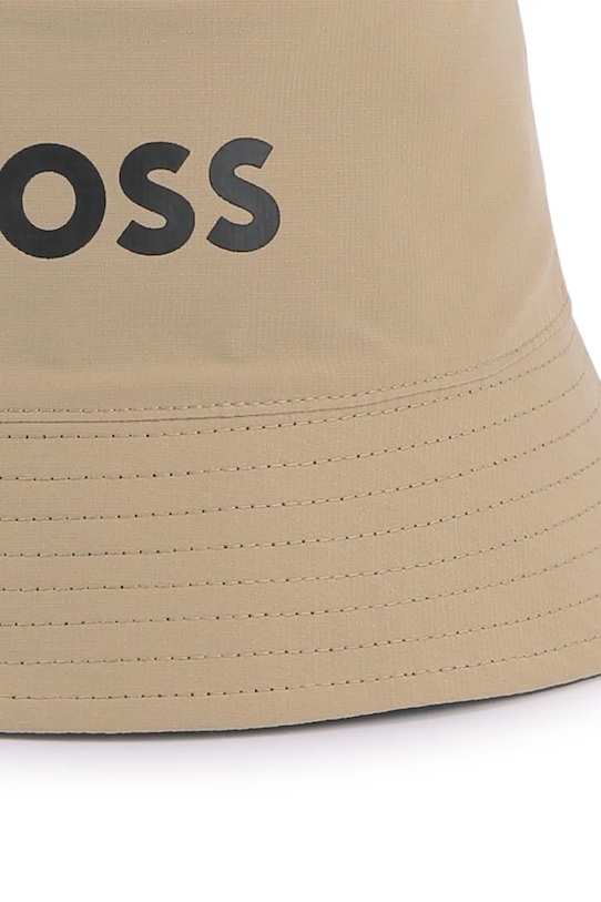 BOSS kapelusz dwustronny dziecięcy J52267 beżowy