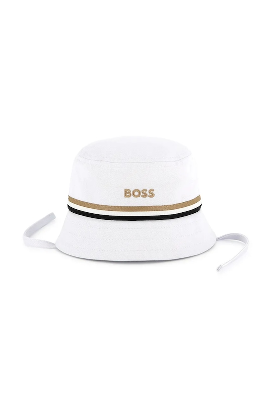 Dětský bavlněný klobouk BOSS bavlna bílá J51677