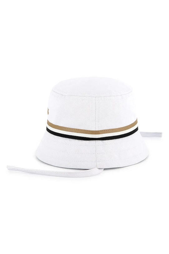 Dětský bavlněný klobouk BOSS J51677 bílá SS25