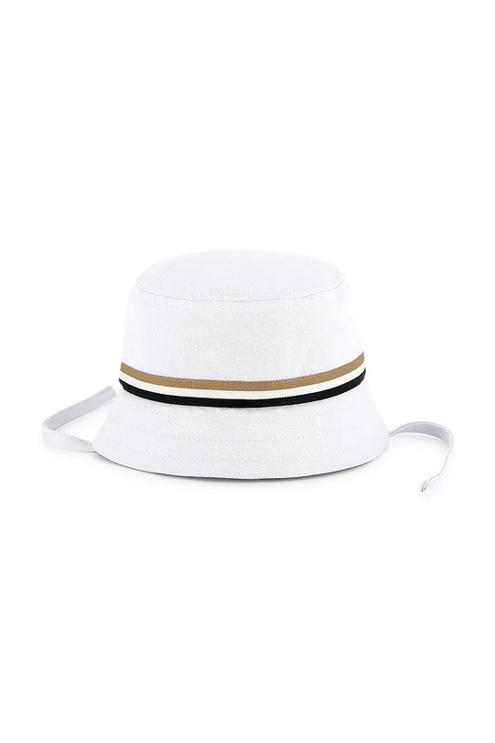 CHLAPEC Dětský bavlněný klobouk BOSS J51677 bílá