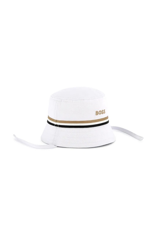 Dětský bavlněný klobouk BOSS bílá J51677