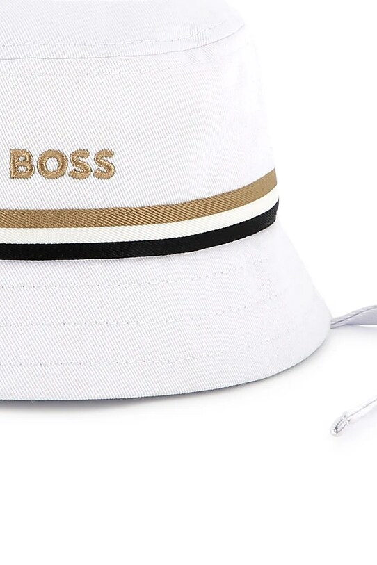 BOSS gyerek pamut sapka J51677 fehér