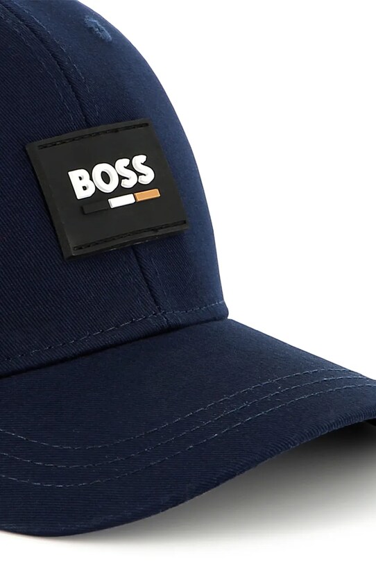 Детская хлопковая кепка BOSS тёмно-синий J51684