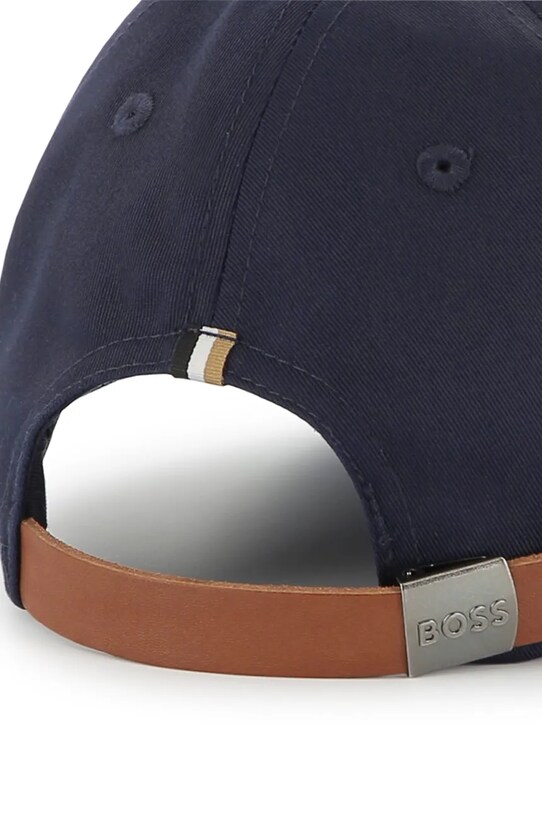 BOSS czapka z daszkiem dziecięca granatowy J51685