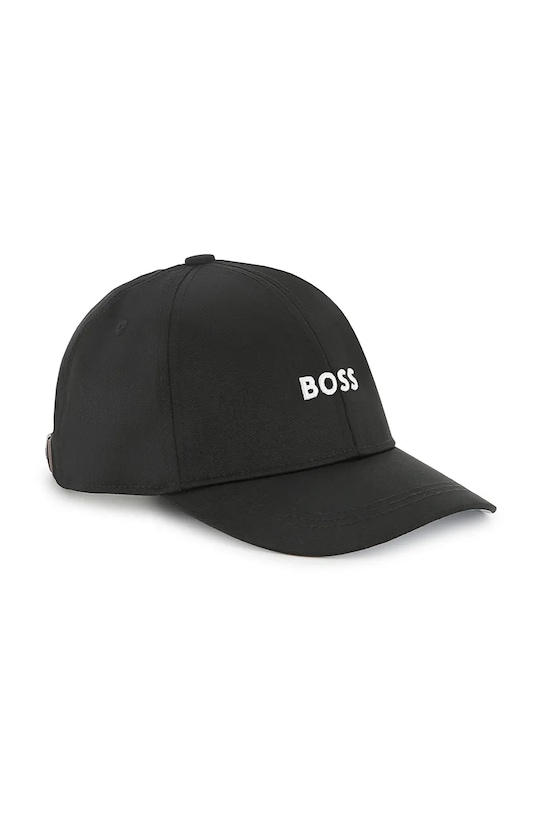 BOSS czapka z daszkiem dziecięca pozostałe czarny J51685