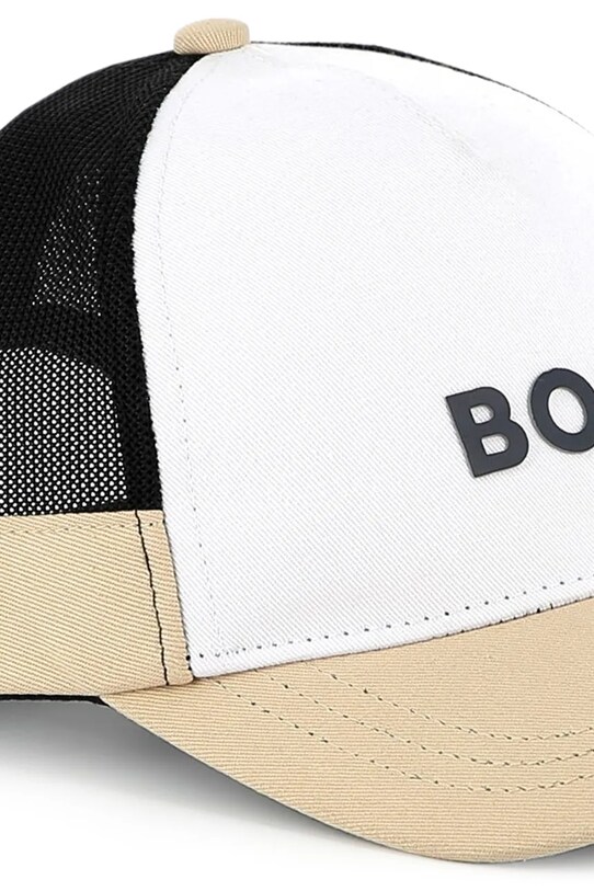 BOSS gyerek pamut baseball sapka J51687 bézs SS25