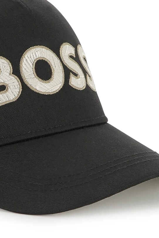 BOSS czapka z daszkiem dziecięca czarny J51689