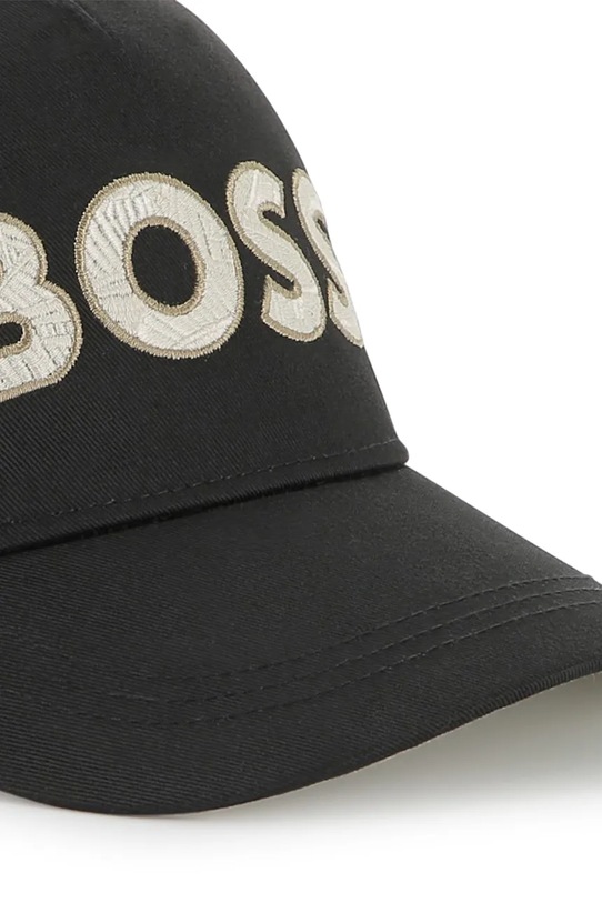 BOSS czapka z daszkiem dziecięca czarny J51689