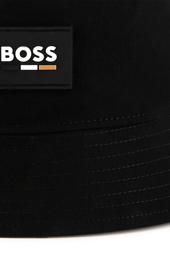 Детская хлопковая шляпа BOSS чёрный J51690
